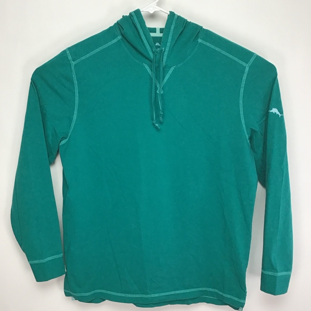 Tommy Bahama men’s Pima cotton long sleeve lightweight hoodie large